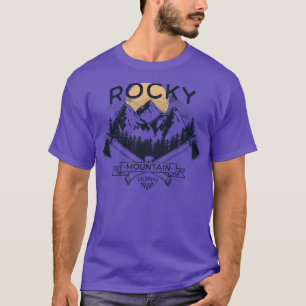 Camiseta Parque nacional Rocky Mountain Colorado: Senderism