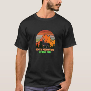 Camiseta Parque nacional Rocky Mountain Colorado Traveller 