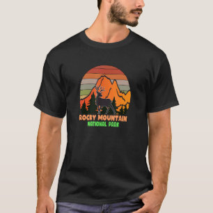 Camiseta Parque nacional Rocky Mountain Colorado Traveller 
