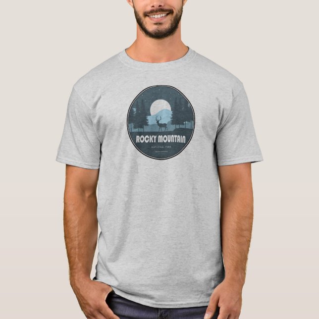 Camiseta Parque nacional Rocky Mountain Deer (Anverso)