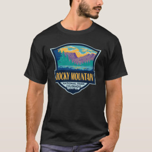 Camiseta Parque nacional Rocky Mountain Teton Range Travel
