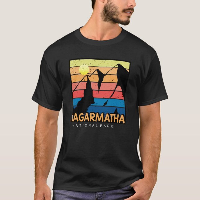 Camiseta Parque nacional Sagarmatha Everest Tíbet Nepal 197 (Anverso)