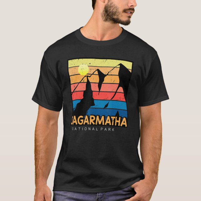 Camiseta Parque nacional Sagarmatha Everest Tíbet Nepal 197 (Anverso)