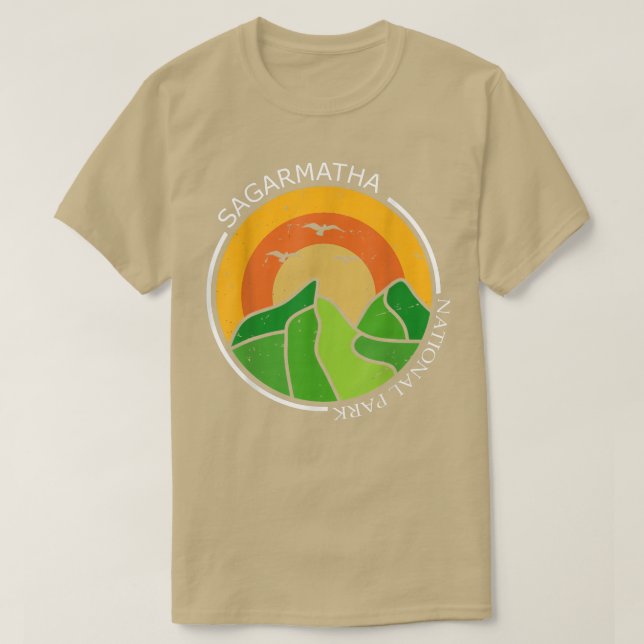 Camiseta Parque nacional Sagarmatha Tibet Nieve Everest Nep (Diseño del anverso)