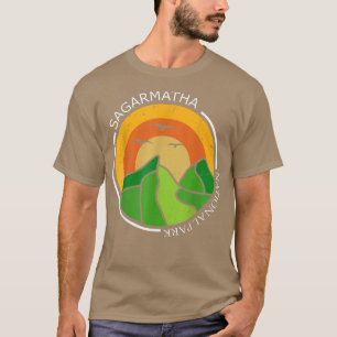 Camiseta Parque nacional Sagarmatha Tibet Nieve Everest Nep