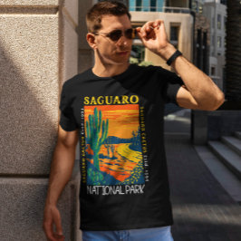 Camiseta Parque nacional Saguaro, Arizona, con problemas de