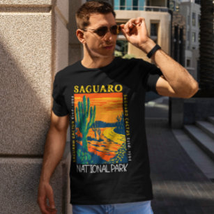 Camiseta Parque nacional Saguaro, Arizona, con problemas de