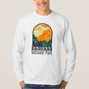 Camiseta Parque Nacional Saguaro Arizona Pricky Pear Cactus