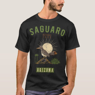 Camiseta Parque nacional Saguaro Arizona Roadrunner