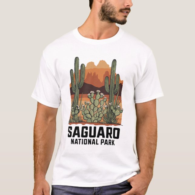 Camiseta Parque nacional Saguaro Cactus (Anverso)