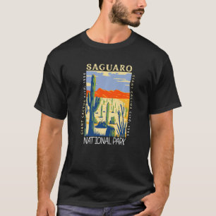 Camiseta Parque Nacional Saguaro Cactus Gigante Vintage Apr