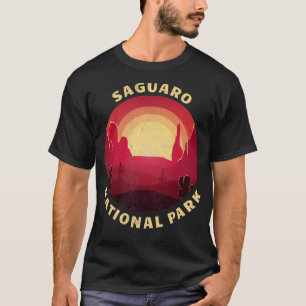 Camiseta Parque nacional Saguaro Ilustracion del desierto V
