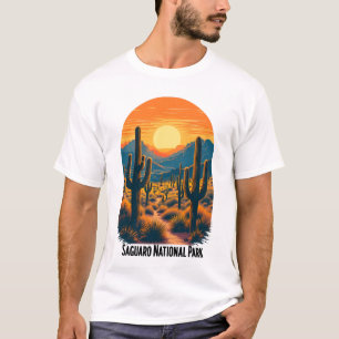 Camiseta Parque nacional Saguaro Sunset - Paisaje del desie