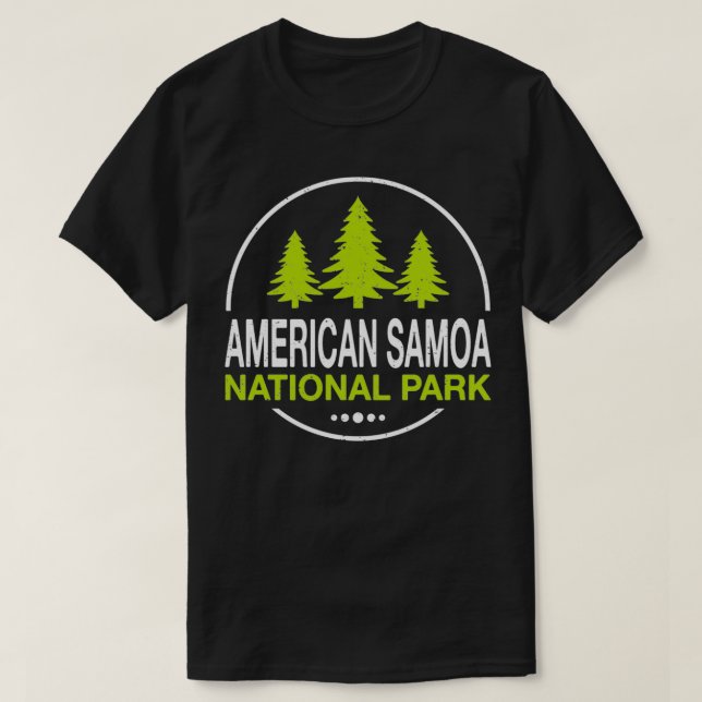 Camiseta Parque nacional Samoa Americana 2 (Diseño del anverso)