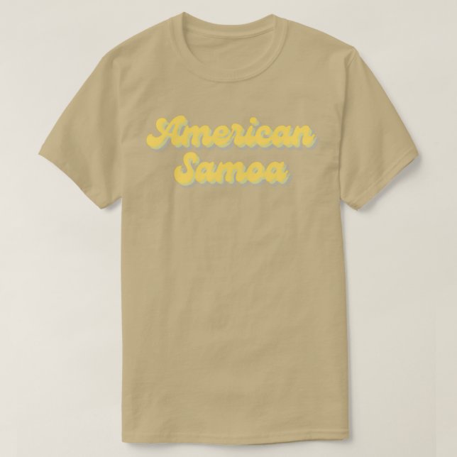Camiseta parque nacional samoa de los estados unidos empare (Diseño del anverso)