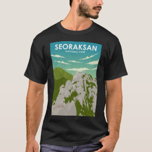 Camiseta Parque nacional Seoraksan Minima vieja surcoreana