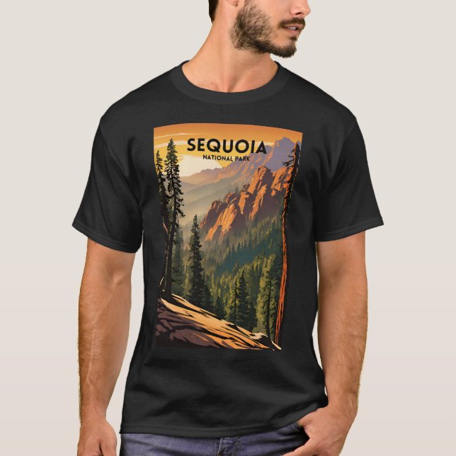 Camiseta Parque nacional Sequoia (Anverso)