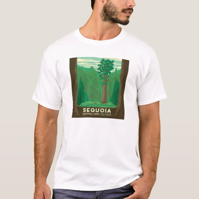 Camiseta Parque nacional Sequoia (Anverso)