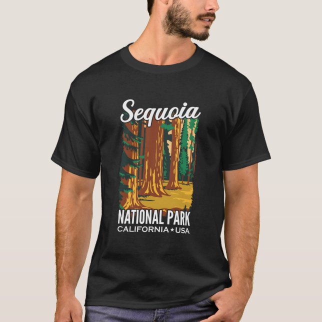 Camiseta Parque Nacional Sequoia (Anverso)