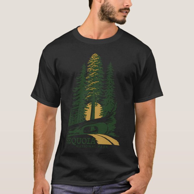 Camiseta Parque Nacional Sequoia (Anverso)