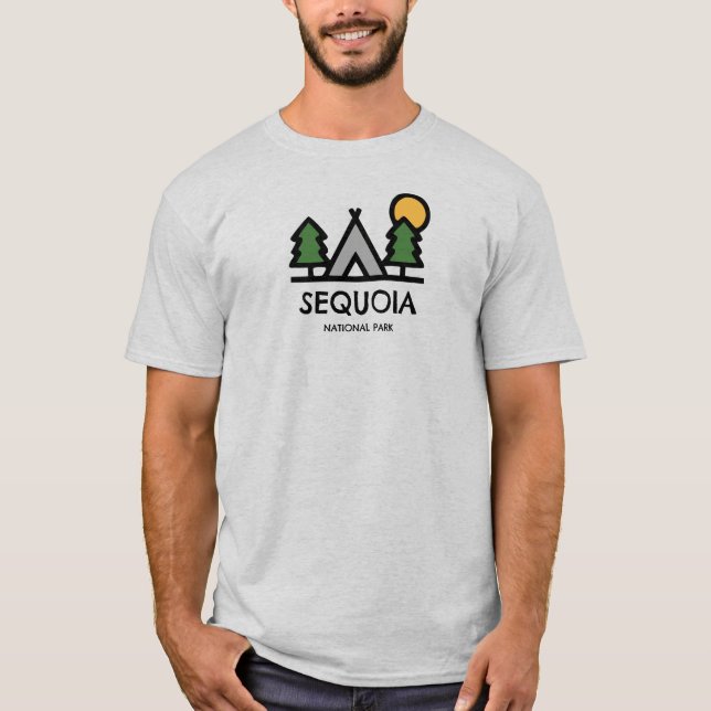 Camiseta Parque nacional Sequoia (Anverso)