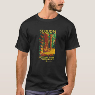 Camiseta Parque nacional Sequoia California State Souvenir