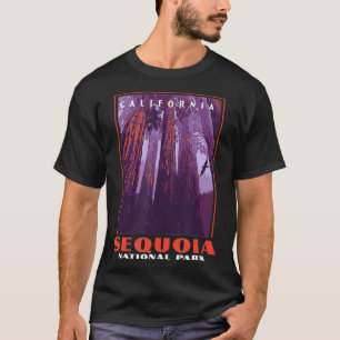 Camiseta Parque nacional Sequoia California Vintage WPA Pos