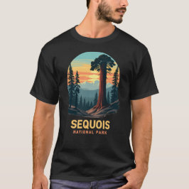 Camiseta Parque Nacional Sequoia - Paisaje Sunset