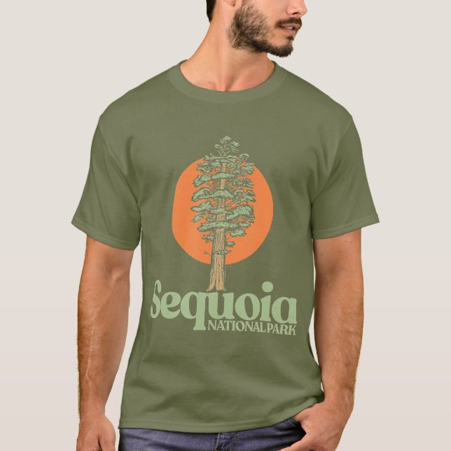Camiseta Parque nacional Sequoia Parque general Sherman Tre (Anverso)