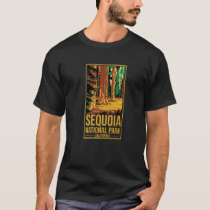 Camiseta Parque nacional Sequoia Senderismo Secuoyas de Cal