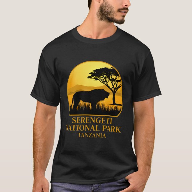 Camiseta Parque nacional Serengeti (Anverso)