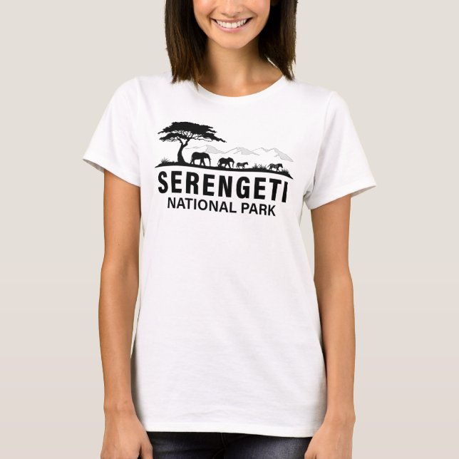 Camiseta Parque nacional Serengeti (Anverso)