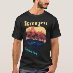 Camiseta Parque nacional Serengeti África Elefante Safari G