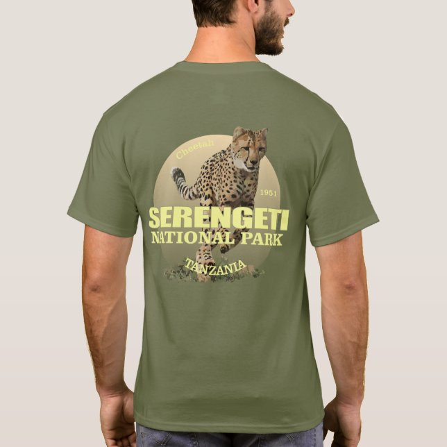 Camiseta Parque nacional Serengeti (Cheetah) WT (Reverso)
