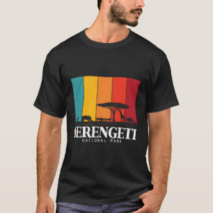 Camiseta Parque nacional Serengeti Cinco grandes Safari Áfr