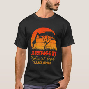 Camiseta Parque Nacional Serengeti Tanzania Safari de Jiraf