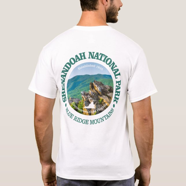 Camiseta Parque nacional Shenandoah (Reverso)