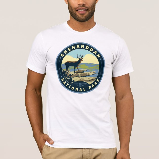 Camiseta Parque nacional Shenandoah (Anverso)
