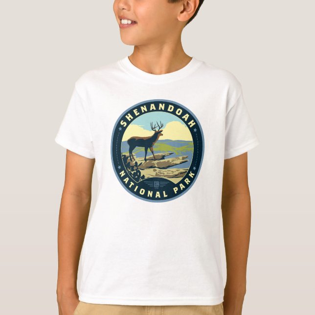 Camiseta Parque nacional Shenandoah (Anverso)