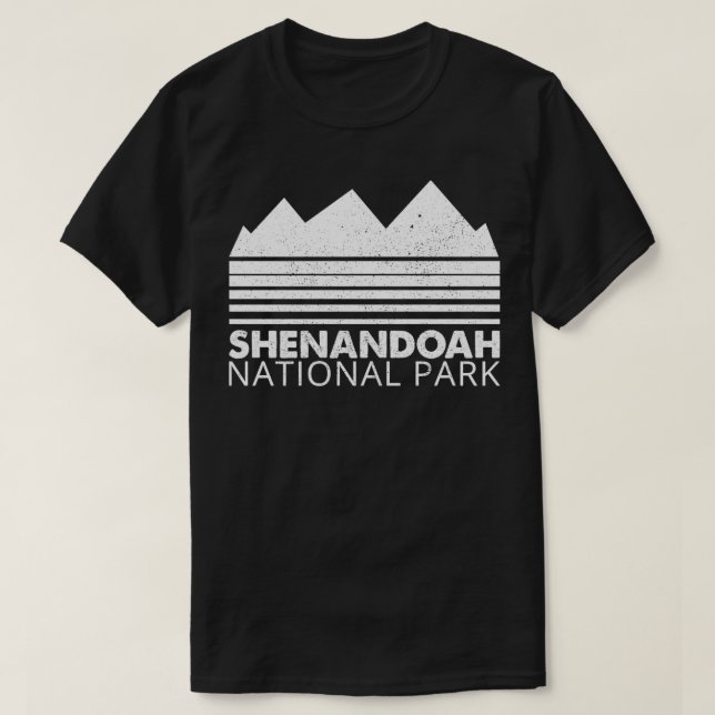 Camiseta Parque nacional Shenandoah (Diseño del anverso)
