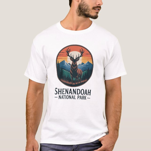 Camiseta Parque nacional Shenandoah Emblem (Anverso)