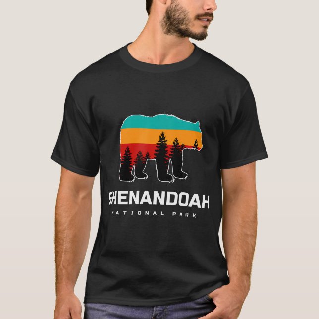 Camiseta Parque nacional Shenandoah - Oso - Shenandoah (Anverso)