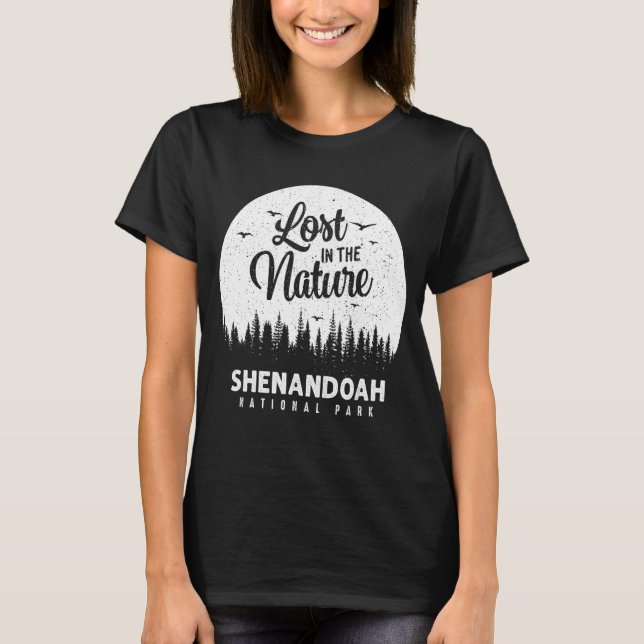 Camiseta Parque nacional Shenandoah Souvenir Virginia (Anverso)