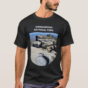 Camiseta Parque nacional Shenandoah Trayecto de senderismo 