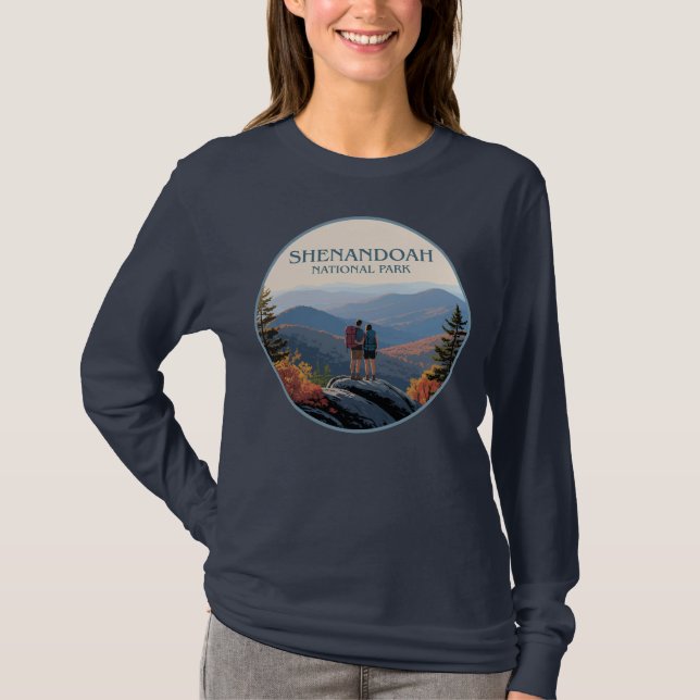 Camiseta Parque nacional Shenandoah Virginia (Anverso)