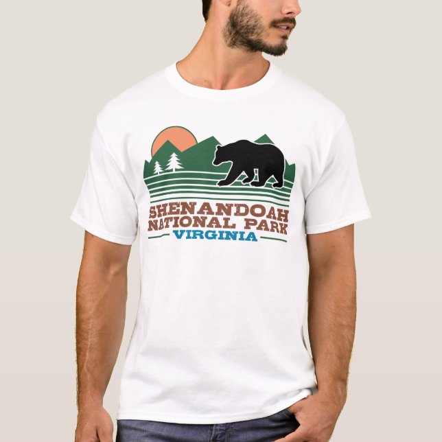 Camiseta Parque nacional Shenandoah Virginia (Anverso)