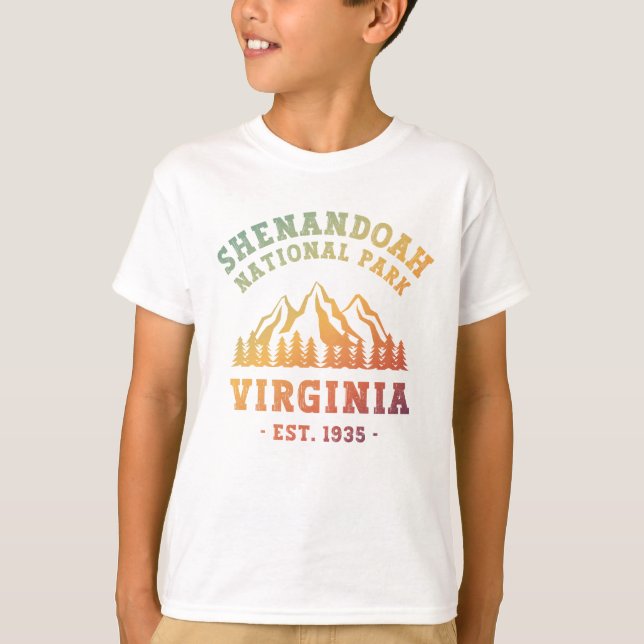 Camiseta Parque nacional Shenandoah Virginia Estados Unidos (Anverso)