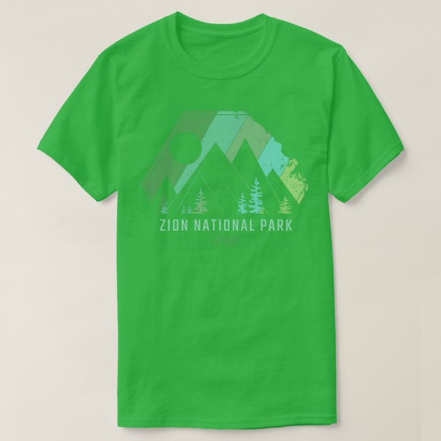 Camiseta Parque nacional Sion Vintage 2 (Diseño del anverso)