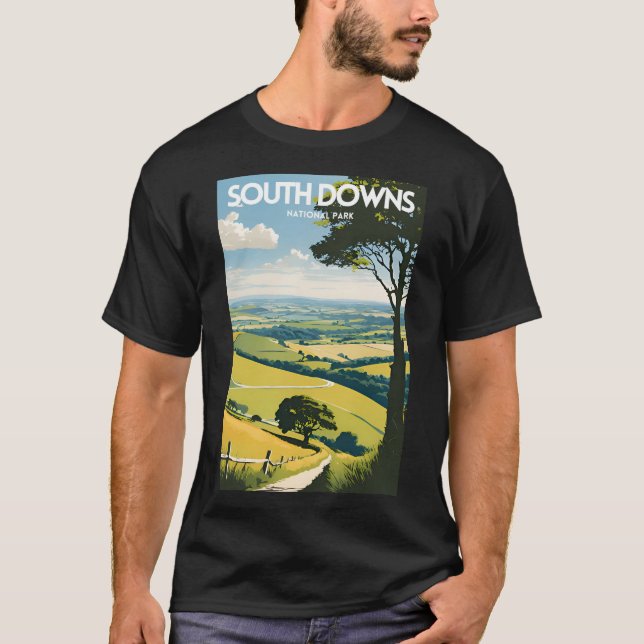 Camiseta Parque nacional South Downs (Anverso)