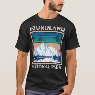 Camiseta Parque nacional Souvenir Fiordland New Zealand Tou